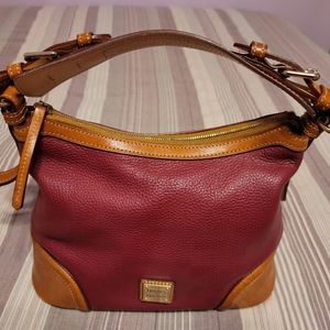 Maroon Dooney & Bourke Hobo Purse